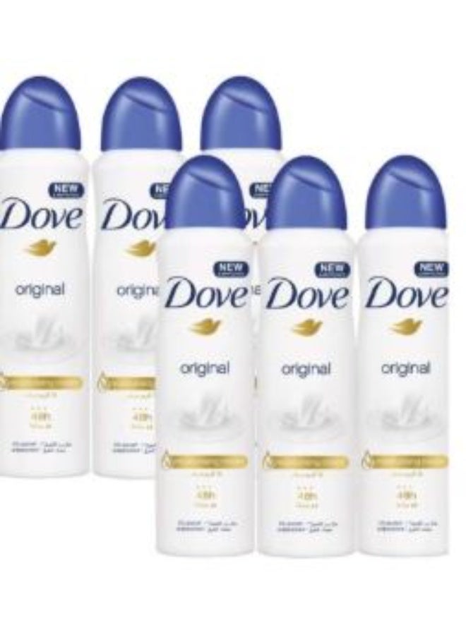 Dove Original Spray Anti-Perspirant Deodorant 250ml Case of 6 - Image 4